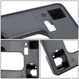 06-08 Honda Civic Front License Plate Mounting Bracket - Black