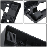 06-08 Honda Civic Front License Plate Mounting Bracket - Black