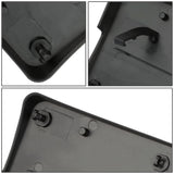 12-15 Mercedes C250/C300/C350 Front License Plate Mounting Bracket - Black