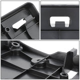 2008-2017 Toyota Sequoia License Plate Mounting Bracket - Front Black