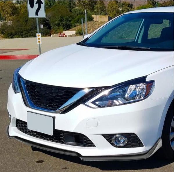 Spec-D Front Bumper Lip Nissan Sentra (2016-2019) Matte or Glossy Black