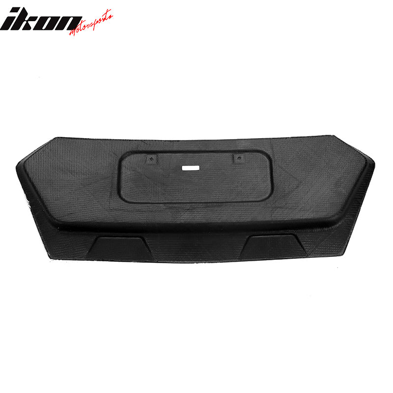 2020-2025 Chevrolet Corvette C8 Gloss Black License Plate Carbon Fiber