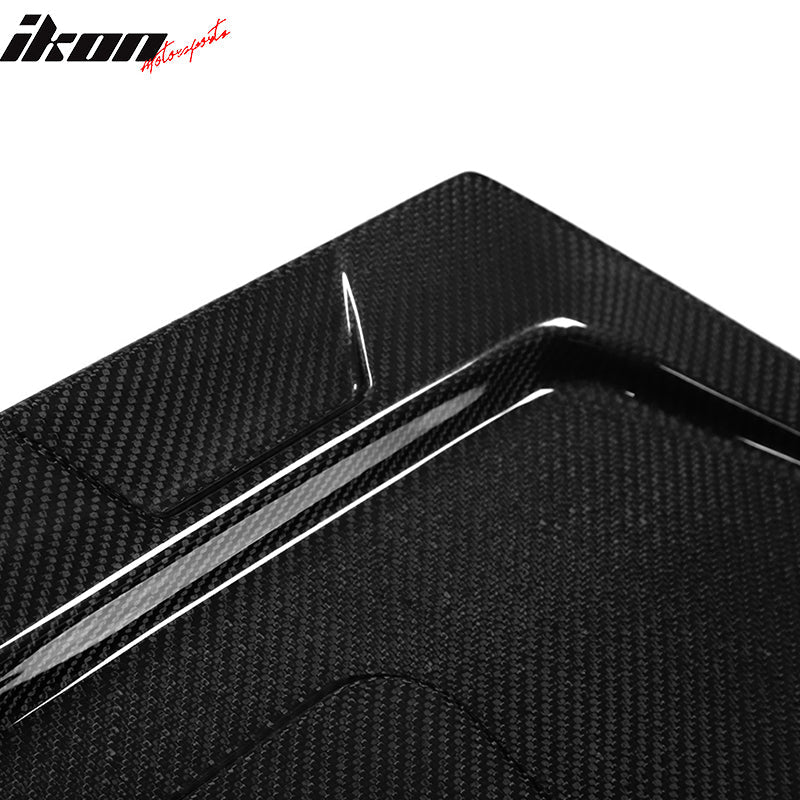2020-2025 Chevrolet Corvette C8 Gloss Black License Plate Carbon Fiber