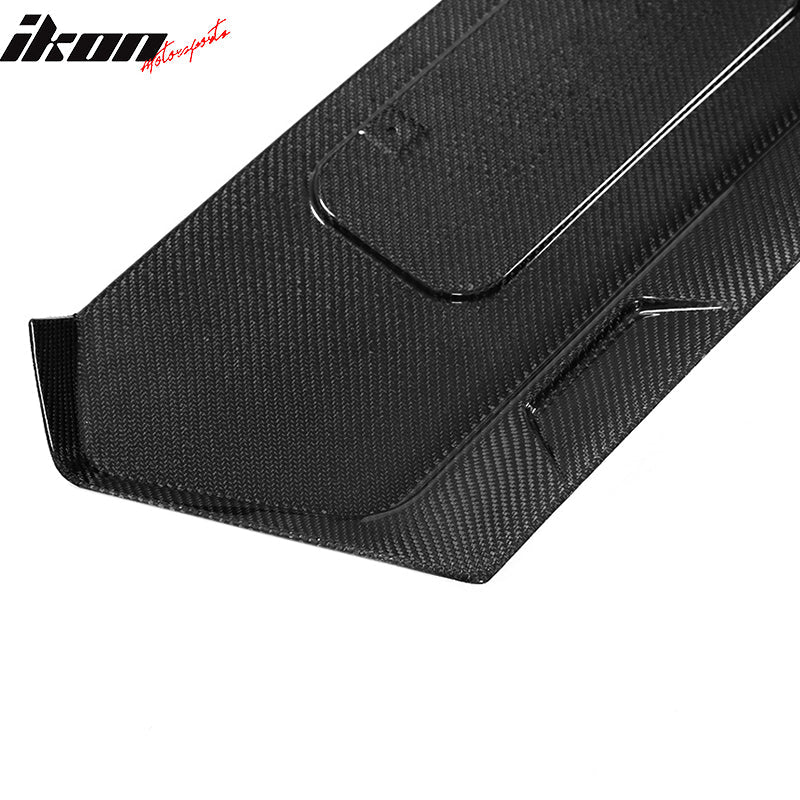 2020-2025 Chevrolet Corvette C8 Gloss Black License Plate Carbon Fiber