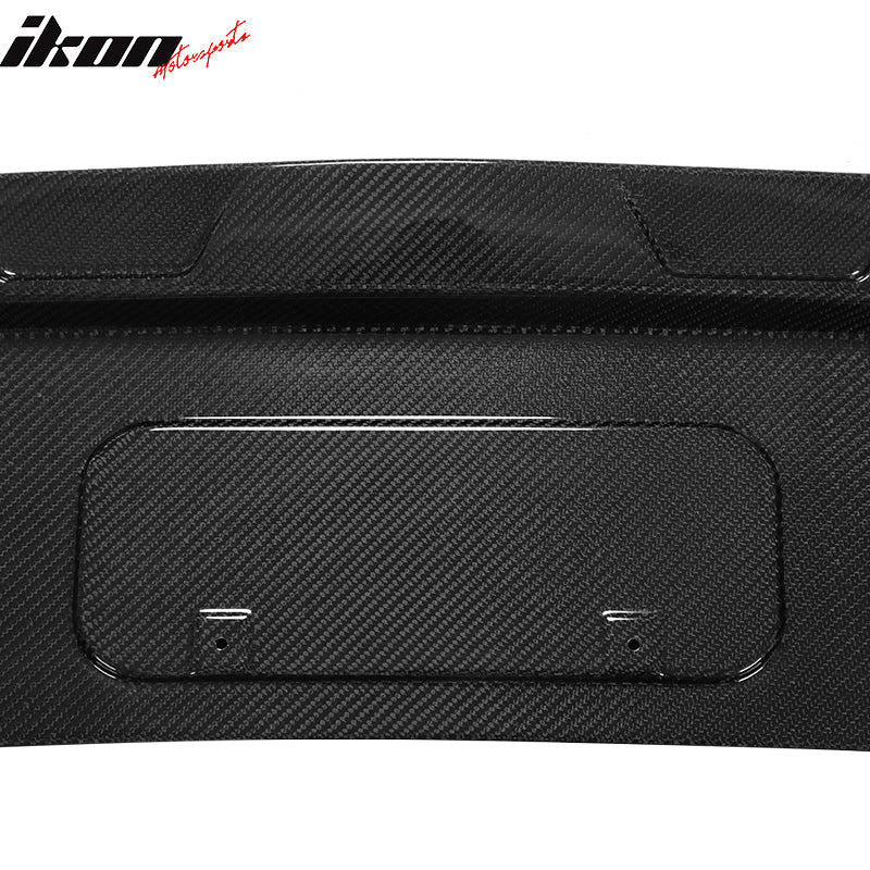 2020-2025 Chevrolet Corvette C8 Gloss Black License Plate Carbon Fiber