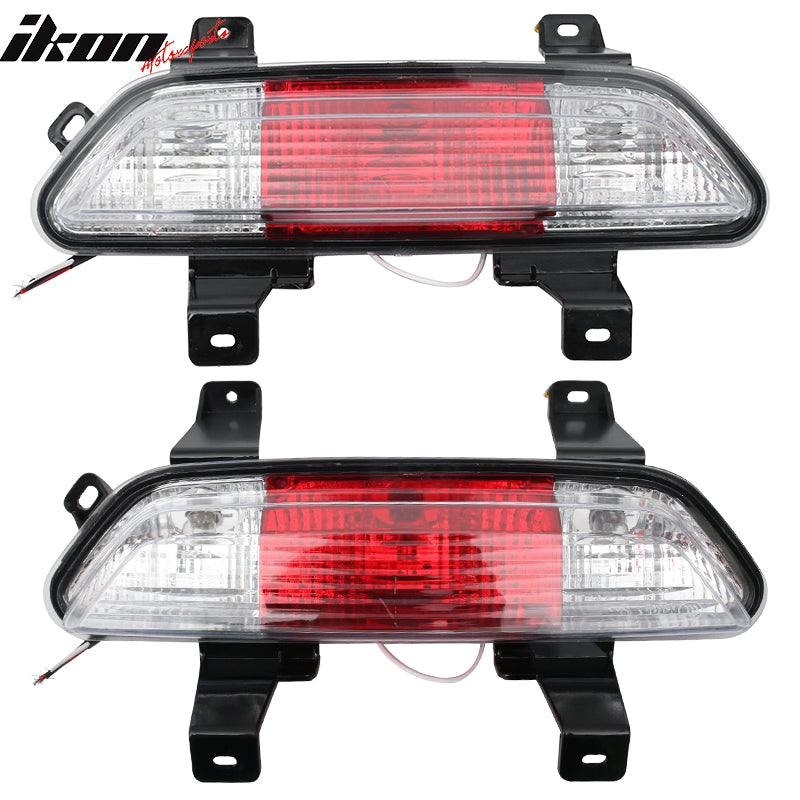 2015-2020 Ford Mustang Euro Clear Red Fog Light Brake Reverse Lamp