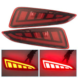 2018-2022 Toyota C-HR V2 Style Red Lens 2PCS Brake Tail Lights Lamps
