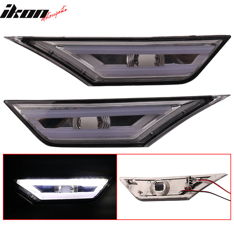 2016-2018 Honda Civic Smoke LED Front Sidemarkers Side Marker Light