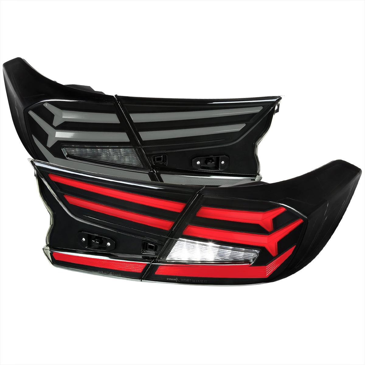 Spec-D Tail Lights Honda Accord (2018-2022) Sequential LED w/ Breathing Effect