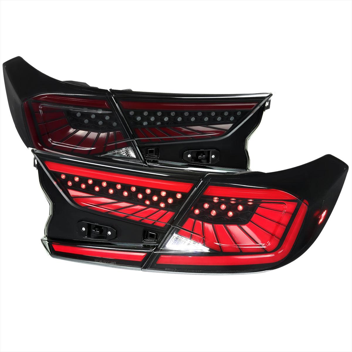 Spec-D Tail Lights Honda Accord (2018-2022) Sequential LED w/ Breathing Effect