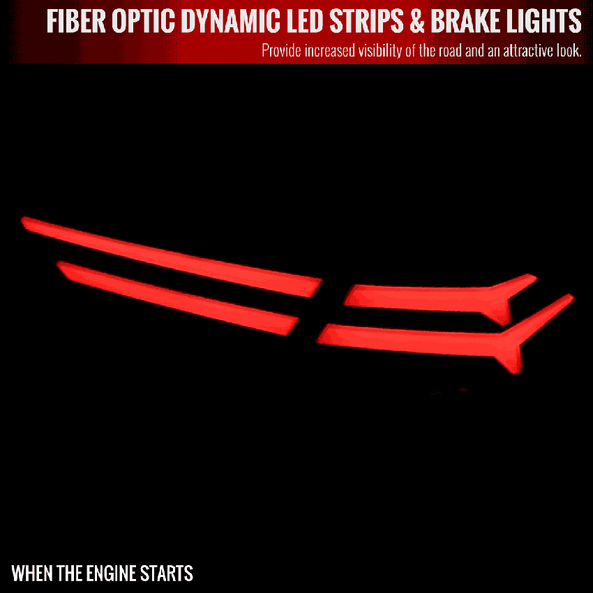 Spec-D Tail Lights Honda Accord (2018-2022) Sequential LED w/ Breathing Effect