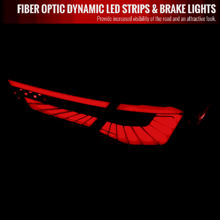 Spec-D Tail Lights Honda Accord (2018-2022) Sequential LED w/ Breathing Effect