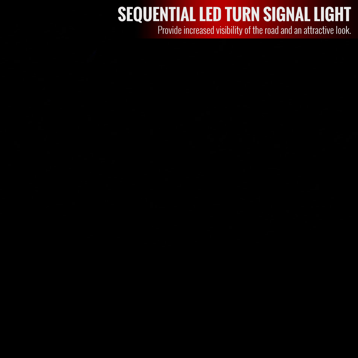 Spec-D LED Tail Lights Mercedes C230 C240 C320 W203 Sedan (01-04) Sequential Black / Tinted / Red