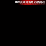 Spec-D LED Tail Lights Mercedes C230 C240 C320 W203 Sedan (01-04) Sequential Black / Tinted / Red