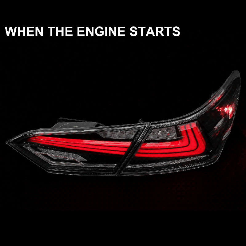 Tail Lights Toyota Camry (2018-2022) Sequential LED w/ Breathing Effect - K2 Industries