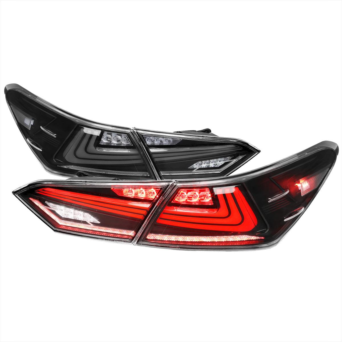 Tail Lights Toyota Camry (2018-2022) Sequential LED w/ Breathing Effect - K2 Industries