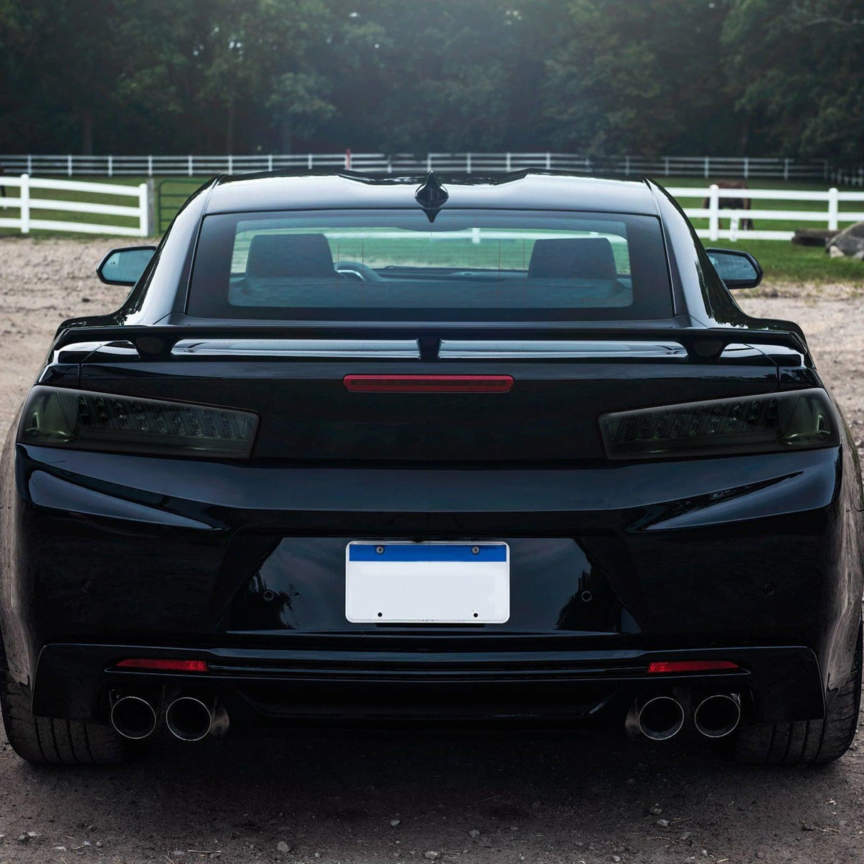 Spec-D Tail Lights Chevy Camaro (2016-2017-2018) Sequential LED Turn Signal - Black / Red / Smoke