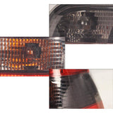 LED Tail Lights BMW 323i 325i 328i 330i E46 Sedan (1999-2001) Red Tint - K2 Industries