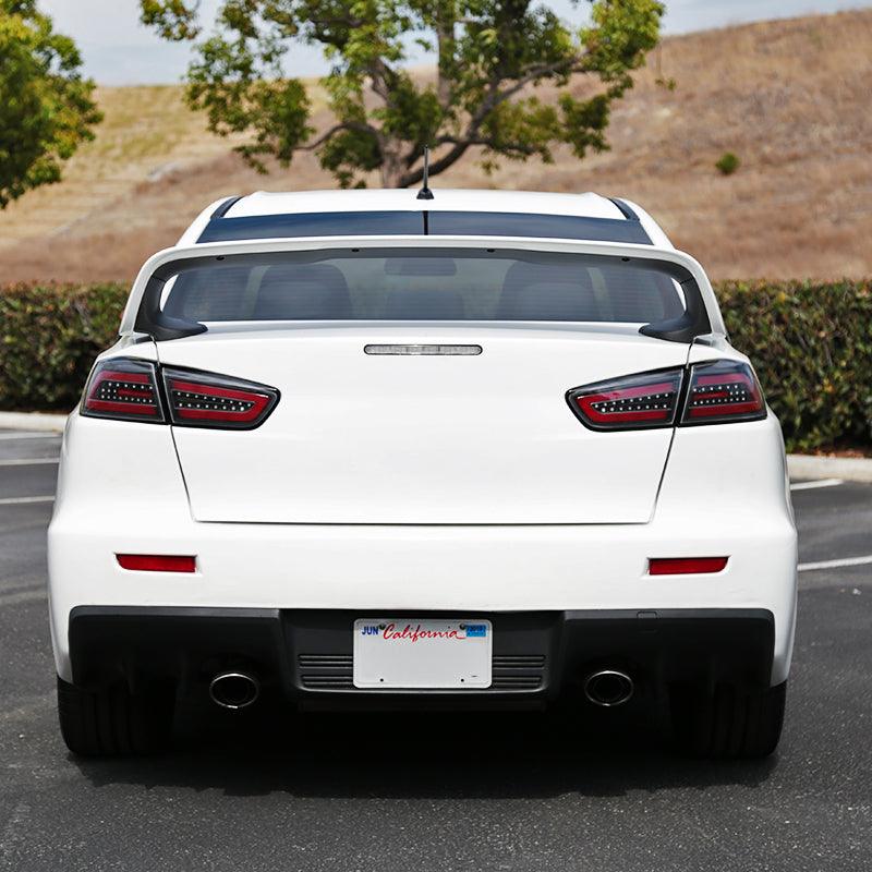 Spec-D LED Tail Lights Mitsubishi Lancer & EVO X (08-17) Smoke, Black or Red