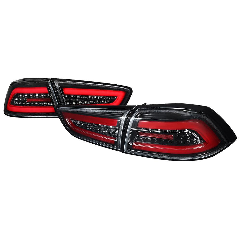 Spec-D LED Tail Lights Mitsubishi Lancer & EVO X (08-17) Smoke, Black or Red