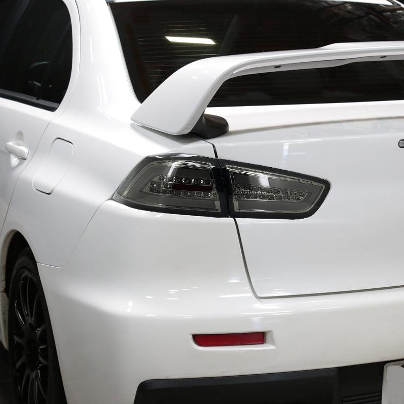 Spec-D LED Tail Lights Mitsubishi Lancer & EVO X (08-17) Smoke, Black or Red