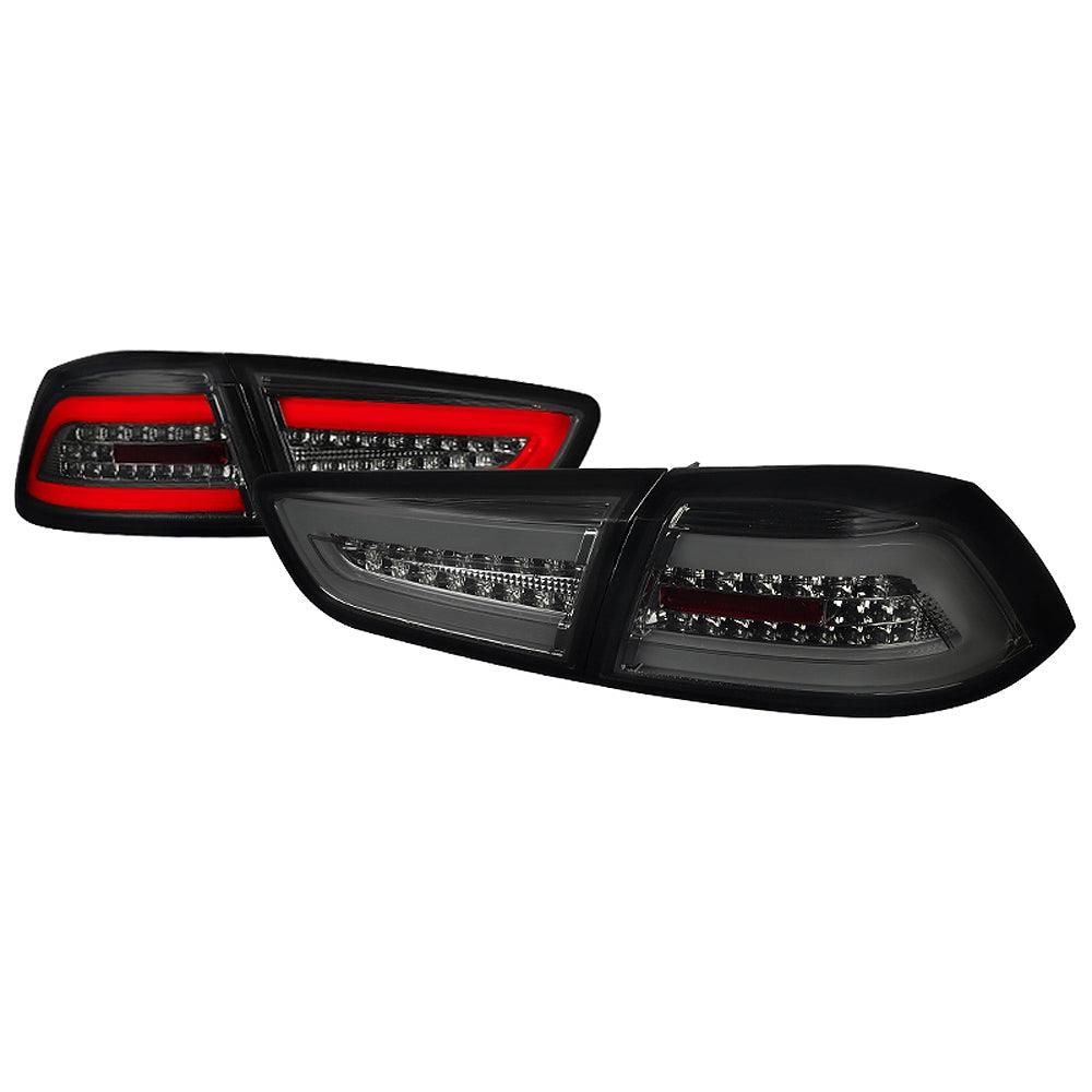 Spec-D LED Tail Lights Mitsubishi Lancer & EVO X (08-17) Smoke, Black or Red