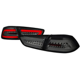 Spec-D LED Tail Lights Mitsubishi Lancer & EVO X (08-17) Smoke, Black or Red