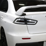 Spec-D LED Tail Lights Mitsubishi Lancer & EVO X (08-17) Smoke, Black or Red