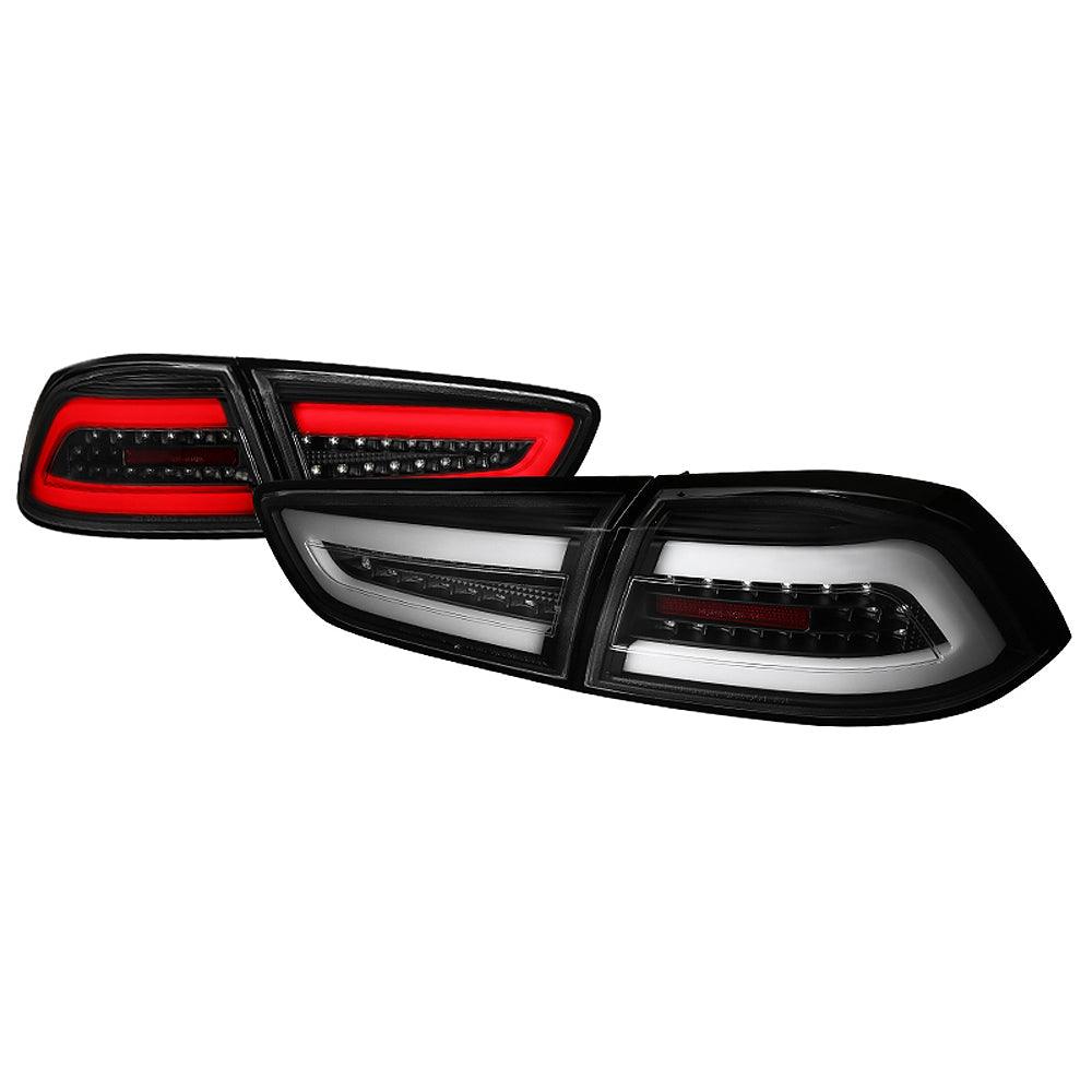 Spec-D LED Tail Lights Mitsubishi Lancer & EVO X (08-17) Smoke, Black or Red
