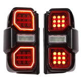 2021-2024 Ford Bronco Red LED Tail Lights Rear Lamps Assembly Pair