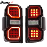 2021-2024 Ford Bronco Red LED Tail Lights Rear Lamps Assembly Pair