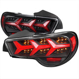 Tail Lights Scion FRS / BRZ (2013-2016) Lambo Aventador Style w/ Sequential LED - K2 Industries