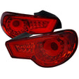 Tail Lights Scion FRS / Subaru BRZ (13-16) Sequential - Pearl Black or Red - K2 Industries