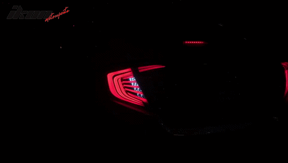 Tail Turning Lights + Side Corner Lights for Honda Civic 2016-2018 Smoke