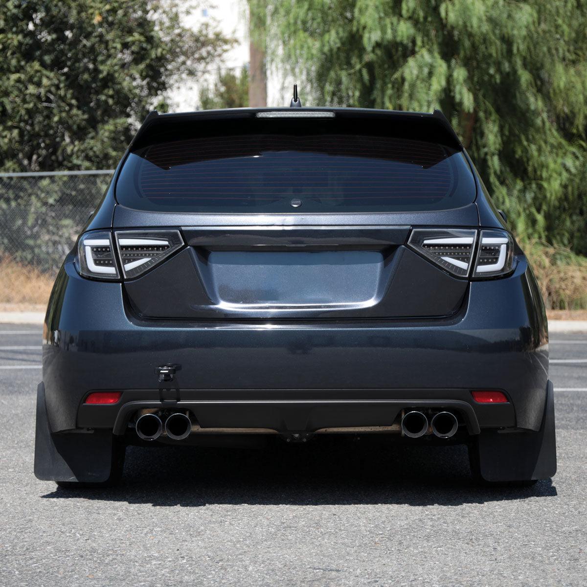 Tail Lights Subaru Impreza / WRX / STI Hatchback (08-14) Sequential LED - Black / Smoked / Red - K2 Industries
