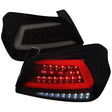 Tail Lights Subaru WRX & STI (15-21) Sequential LED - TR Style Black / Smoked / Red - K2 Industries