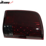 Fits 07-13 Chevy Silverado LED C Tail Light Housing Red Smoke Lens