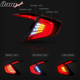 Tail Turning Lights + Side Corner Lights for Honda Civic 2016-2018 Smoke