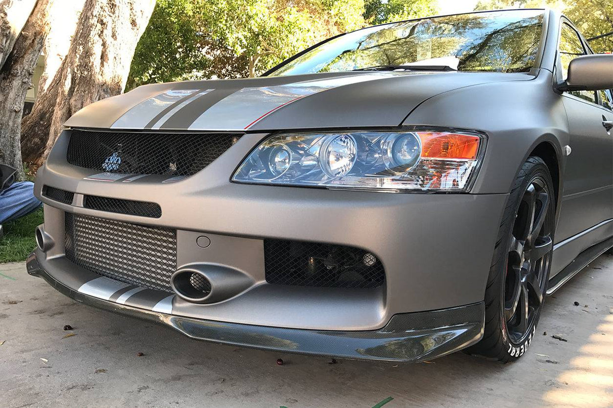 2005-2007 Mitsubishi Evo 9 OE Style Carbon Fiber Front Lip