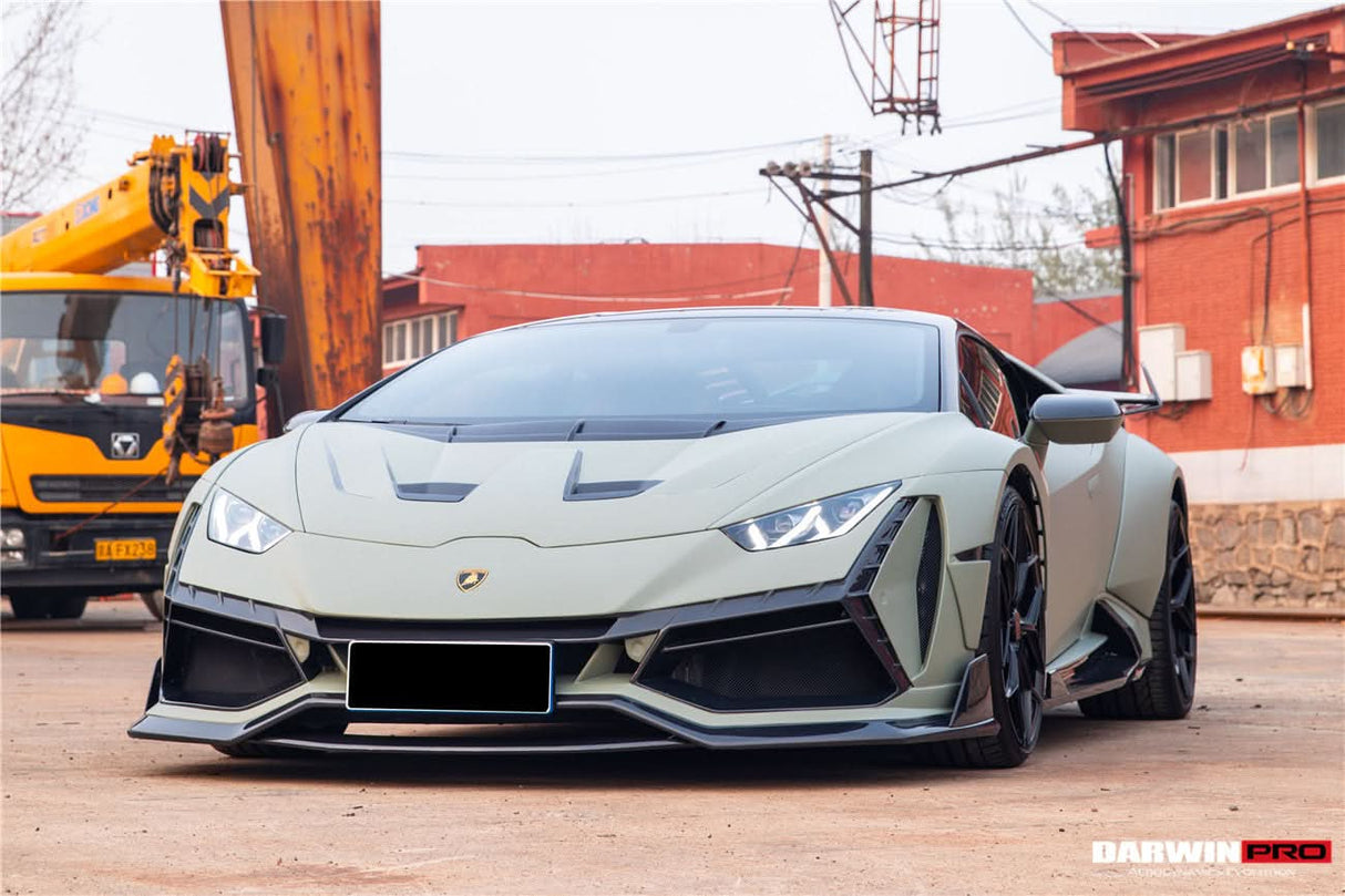 DarwinPRO 2015-2025 Lamborghini Huracan LP610 & LP580 & EVO & Tecnica BKSSII Style Hood