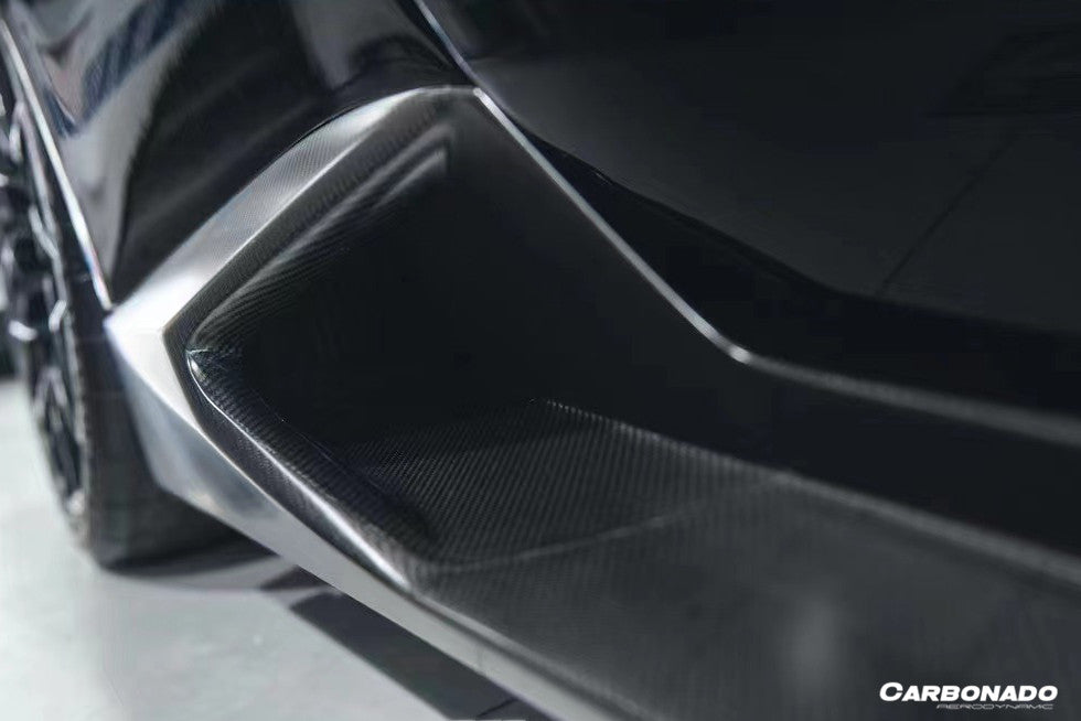 2015-2025 Lamborghini Huracan LP610  LP580  EVO  Tecnica  STO N Style Dry Carbon Fiber Side Skirts