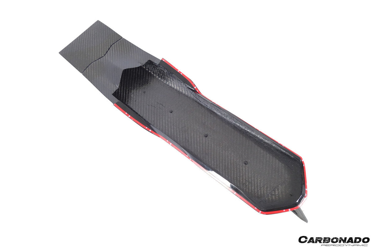 2011-2021 Lamborghini Aventador Coupe CA Style Carbon Fiber Engine Hood And Wing  | Fits LP700, LP720, LP750, LP740
