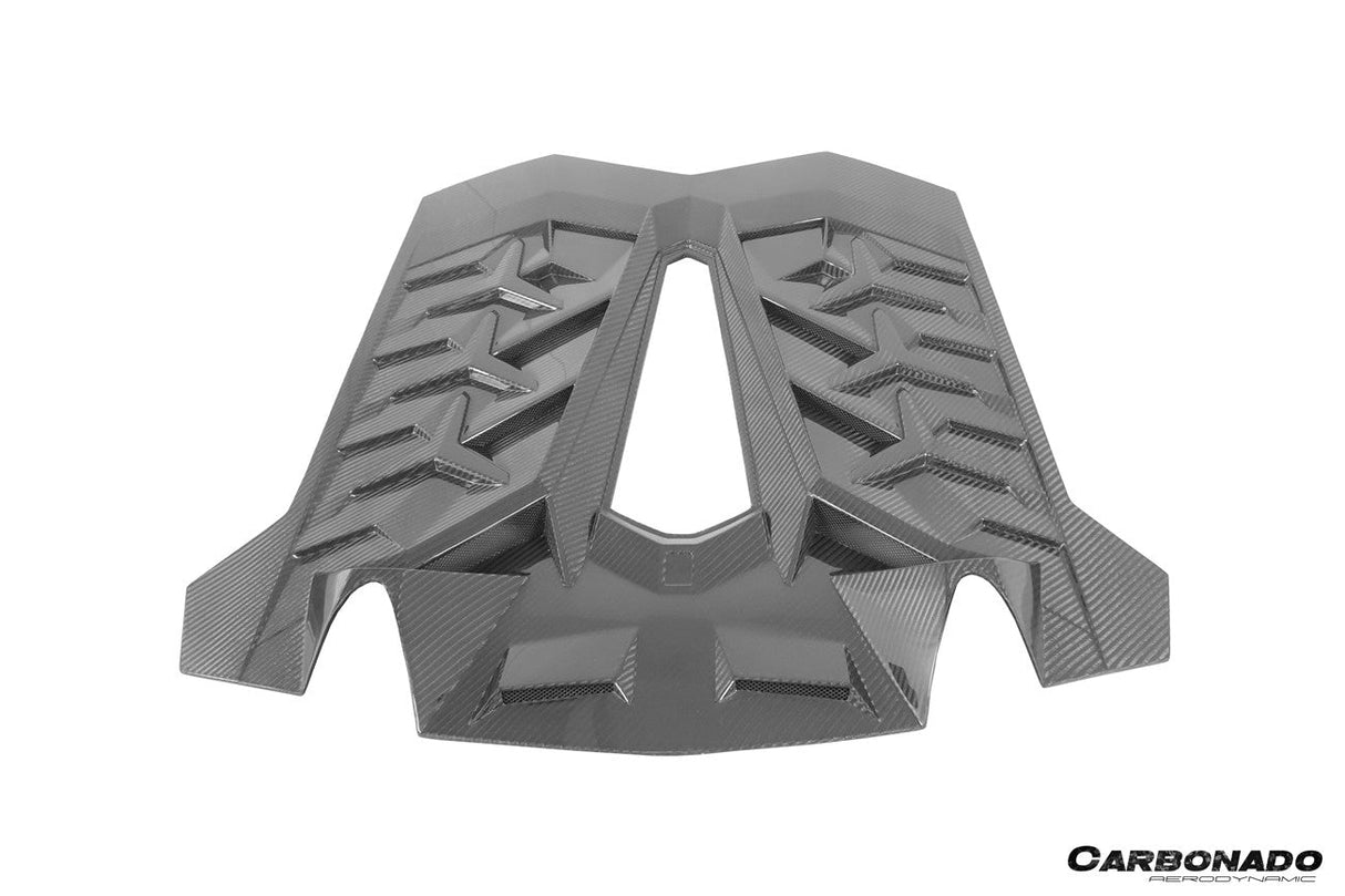 2011-2021 Lamborghini Aventador Coupe CA Style Carbon Fiber Engine Hood And Wing  | Fits LP700, LP720, LP750, LP740