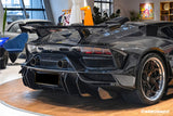 2011-2021 Lamborghini Aventador Coupe CA Style Carbon Fiber Engine Hood And Wing  | Fits LP700, LP720, LP750, LP740