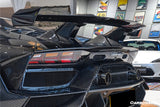 2011-2021 Lamborghini Aventador Coupe CA Style Carbon Fiber Engine Hood And Wing  | Fits LP700, LP720, LP750, LP740