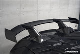 2011-2021 Lamborghini Aventador Coupe CA Style Carbon Fiber Engine Hood And Wing  | Fits LP700, LP720, LP750, LP740