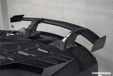 2011-2021 Lamborghini Aventador Coupe CA Style Carbon Fiber Engine Hood And Wing  | Fits LP700, LP720, LP750, LP740