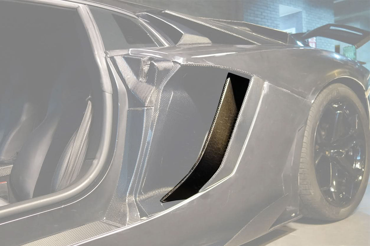 2011-2016 Lamborghini Aventador LP700 BKSS STYLE Quarter Panel Fender Air Intake Side Vent Inside