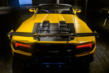 2015-2025 Lamborghini Huracan LP610 & LP580 & EVO & Tecnica  OD Style Dry Carbon Trunk Spoiler Wing With Base