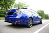 2015-2020 Lexus GS GSF AM Style Carbon Fiber Rear Lip With exhaust tips